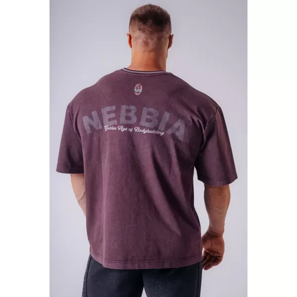  Muške majice NEBBIA OLYMPIA HEAVYWEIGHT COTTON 941 KLARET 