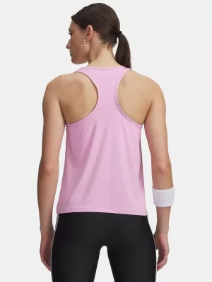 Ženska majica bez rukava UNDER ARMOUR TECH KNOCKOUT TANK 1389851-669 RUŽIČASTA