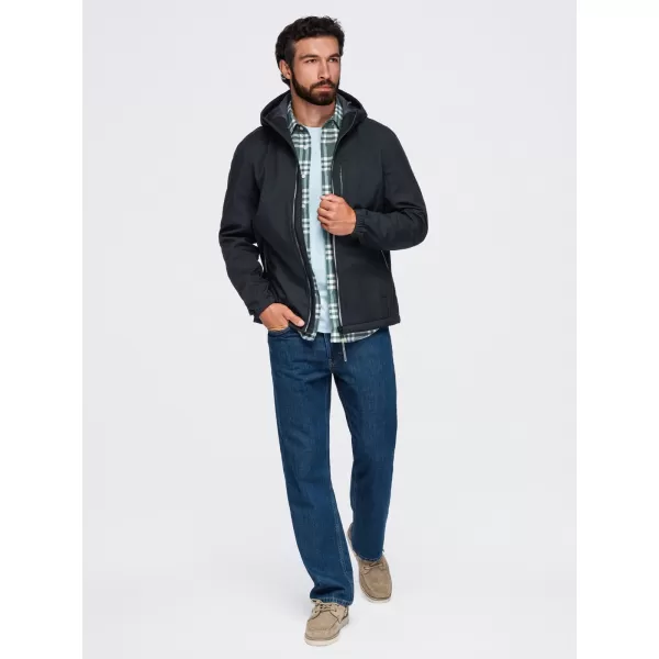  Muška softshell jakna OMBRE OM-JANP-0292 CRNA 