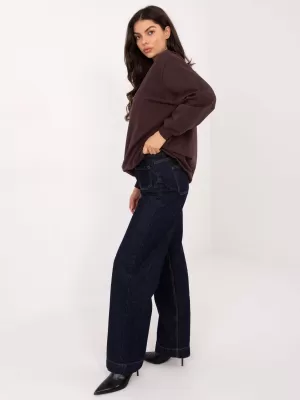 Ženski sweatshirt BASIC FEEL GOOD RV-BL-5185.70P TAMNO SMEĐA