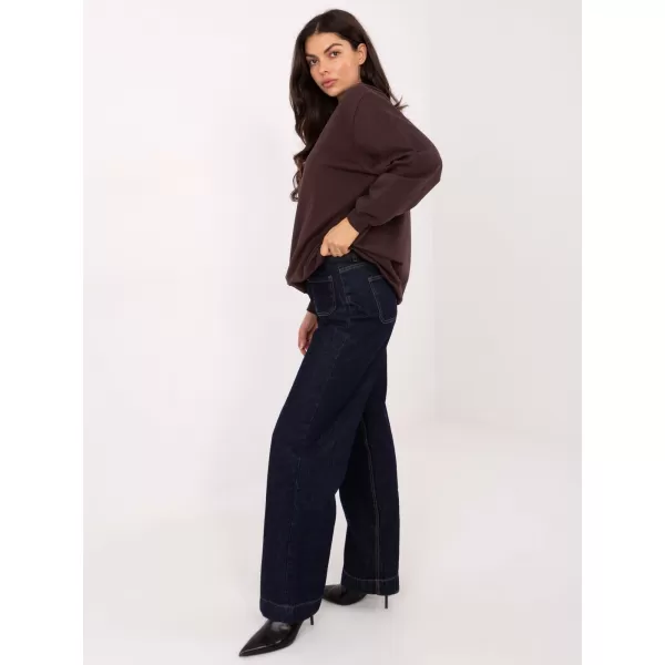  Ženski sweatshirt BASIC FEEL GOOD RV-BL-5185.70P TAMNO SMEĐA 