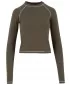 Ženska majica kratkih rukava URBAN CLASSICS TB7730 MASLINA