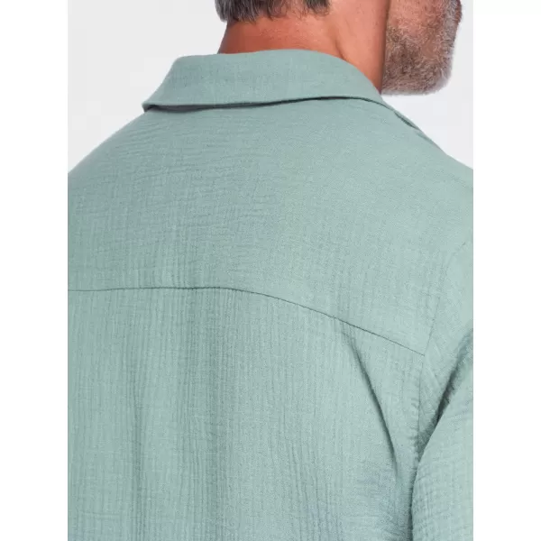  Muška košulja OMBRE OM-SHSS-0223 PASTELNO ZELENA 