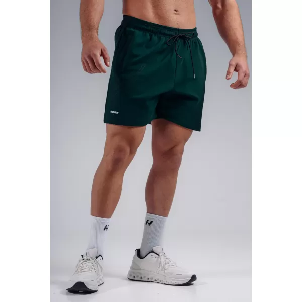  Prevelike kratke hlače za trening NEBBIA PRIMAL 876 TAMNO ZELENA 