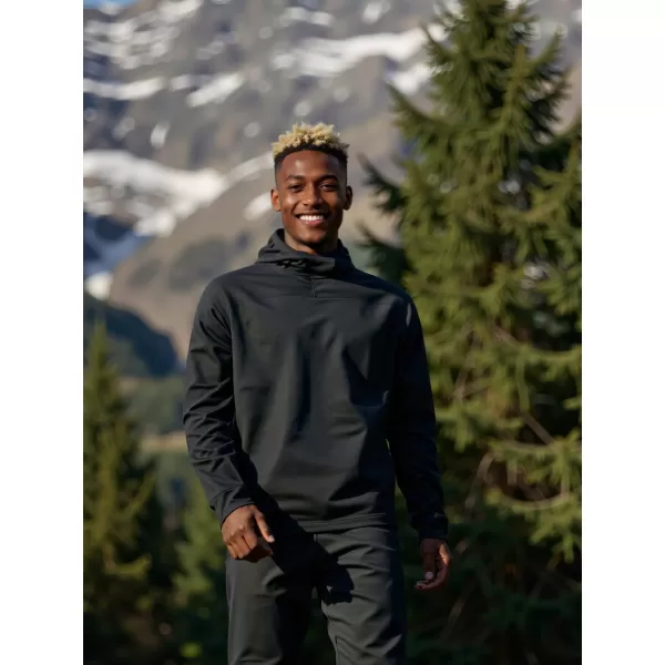  Muški sweatshirt koji se brzo suši ALPINE PRO ROLT 2 CRNA 