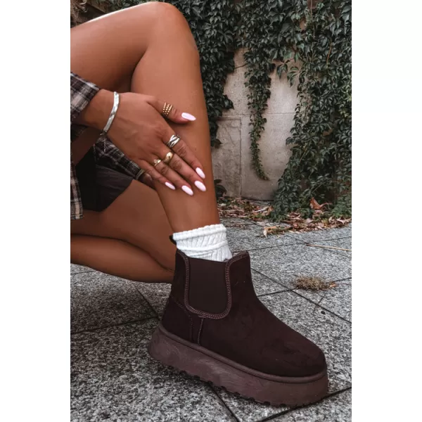  Ženske cipele BIG STAR SHOES UU274174 SMEĐE/BEŽ SJENE 