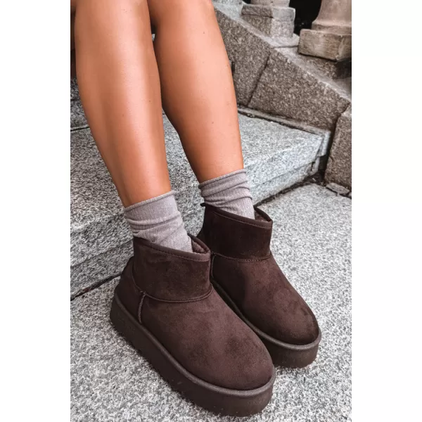  Ženske cipele BIG STAR SHOES UU274223 SMEĐE/BEŽ SJENE 