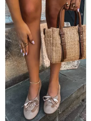Ženske balerinke BOTO 8531 KAKI