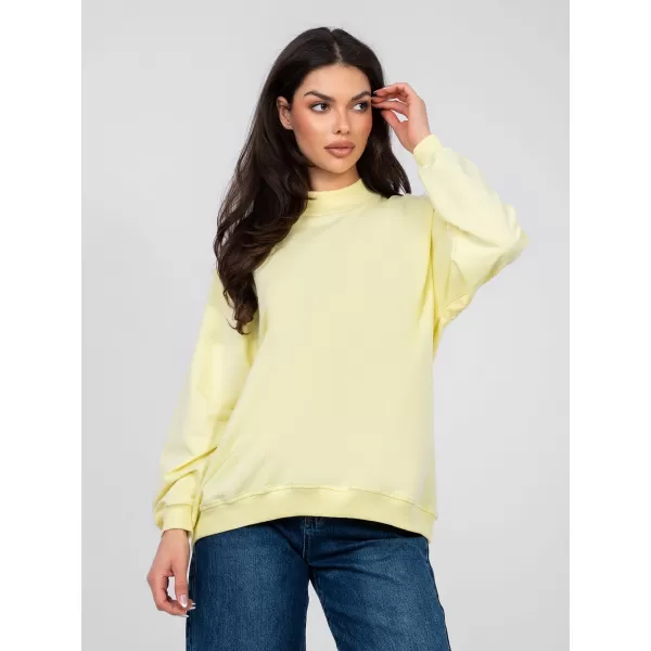  Ženski sweatshirt BASIC FEEL GOOD RV-BL-5185.93P JARKO ŽUTA 