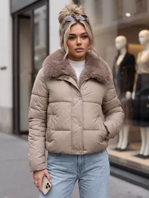 Ženska jakna DSTREET 1 TY6098 KARAMELA