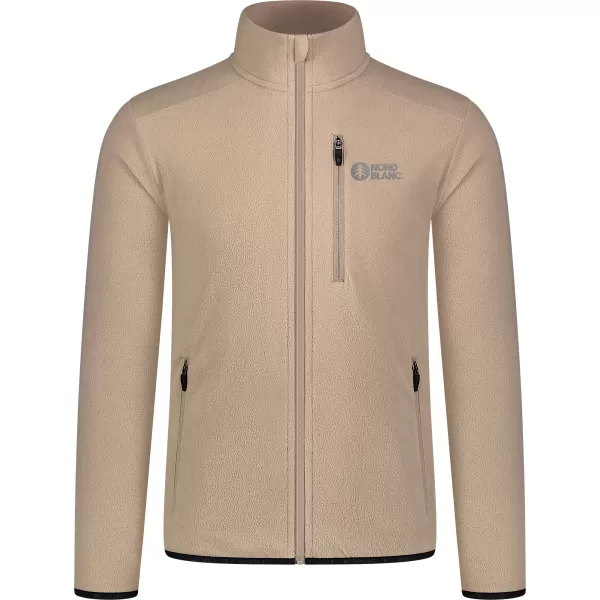  Muški lagani sweatshirt od flisa NORDBLANC QUARRY NBSFM8372 BEŽ 