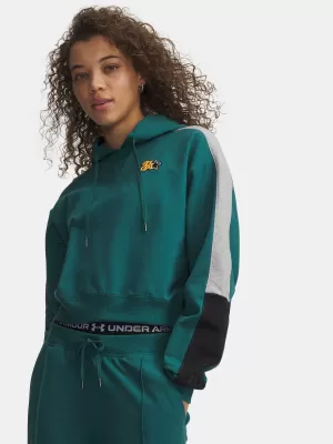 Ženski sweatshirt UNDER ARMOUR SPORT TERRY TREND HOODIE 6009705-338 ZELENA