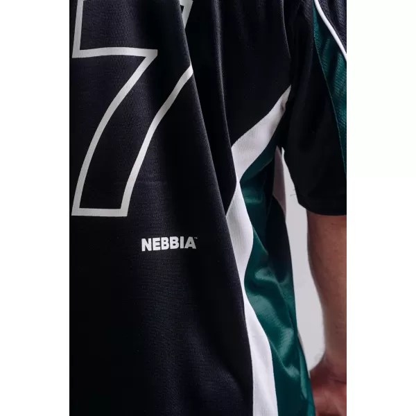 Predimenzionirana majica kratkih rukava od jerseya 97 NEBBIA PRIMAL 885 CRNA 