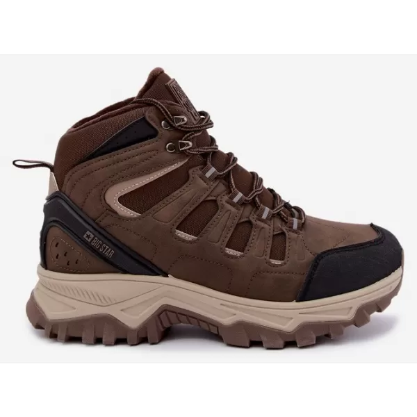  Muške cipele BIG STAR SHOES UU174316 SMEĐE/BEŽ SJENE 