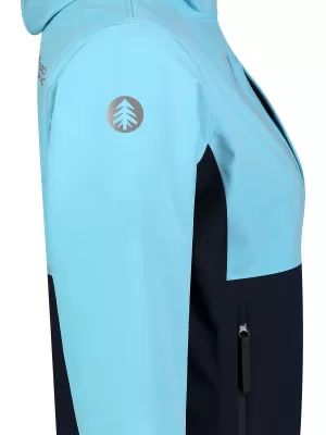 Ženska softshell jakna NORDBLANC BLINK NBSSL8320 SVIJETLOPLAVA