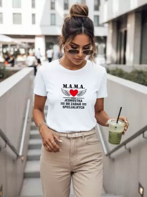 Ženska majica kratkih rukava DSTREET NX5026RY-WH BIJELA