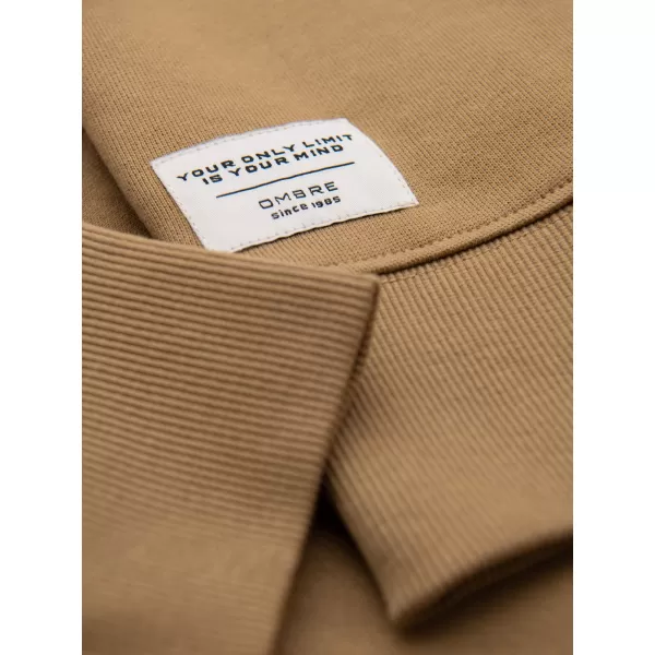  Muški sweatshirt OMBRE OM-SSBN-0271 SMEĐA 