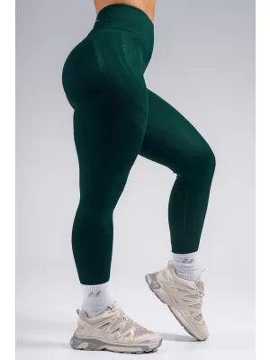 Dodatne push-up tajice visokog struka NEBBIA PRIMAL 850 TAMNO ZELENA