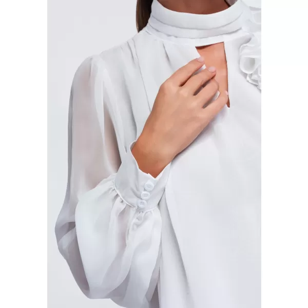  Ženska bluza OMBRE OW-TS-E0085 BIJELA 