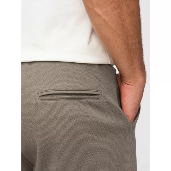  Muške kratke hlače OMBRE OM-SRSK-0124 KAKI 