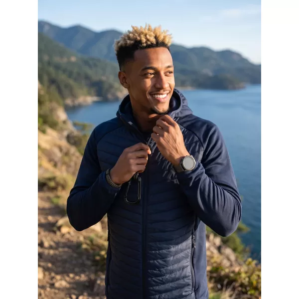  Muški sweatshirt ALPINE PRO NORN OCEAN OBASJAN MJESEČINOM 