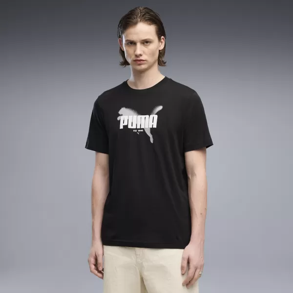 Muška majica kratkih rukava PUMA GRAPHICS TEE 69435501 PUMA CRNA 