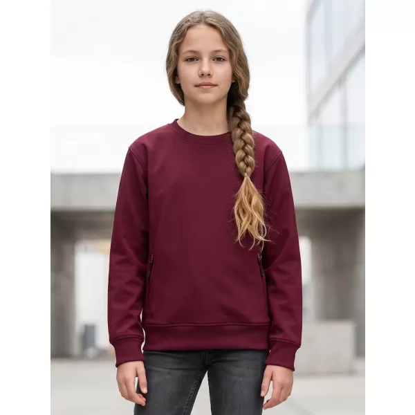  Dječji sweatshirt MALFINI CREW 427 GRANAT 