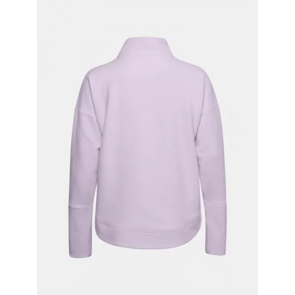  Ženski sweatshirt UNDER ARMOUR RECOVER FLEECE WRAP NECK 1356347-570 LJUBIČASTA 