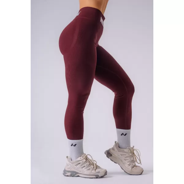  Ženske tajice NEBBIA FLOW SEAMLESS 496 KLARET 