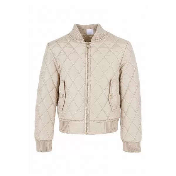  Prošivena jakna za djevojčice URBAN CLASSICS UCK806-02903 BIJELI PIJESAK 
