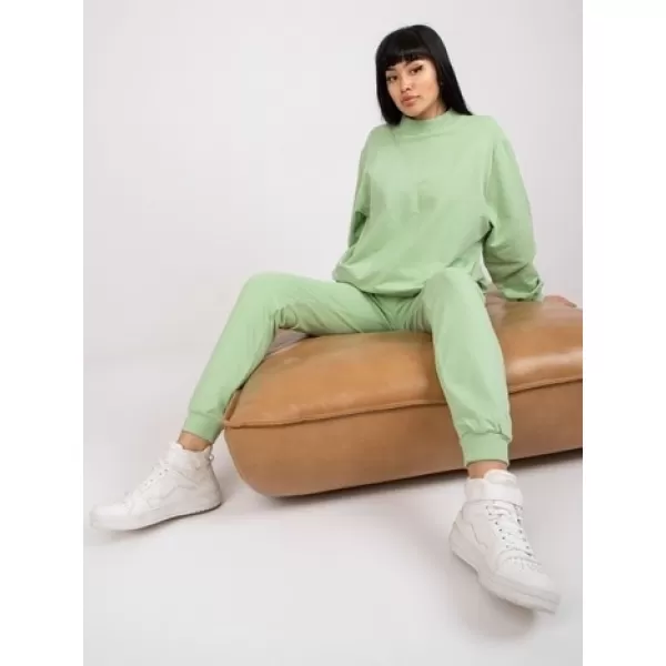  Ženski sweatshirt BASIC FEEL GOOD AP-BL-A-R001 PISTACIJE 