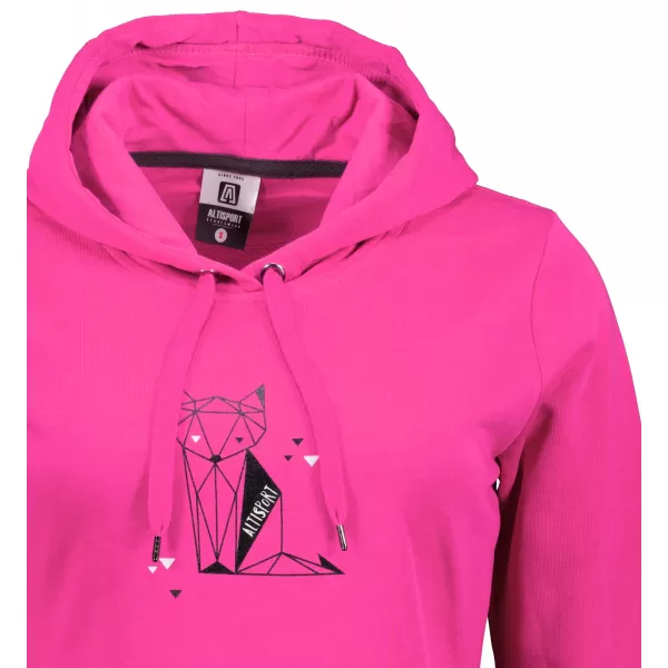  Ženska produžena majica ALTISPORT ALW091419 MAGENTA 