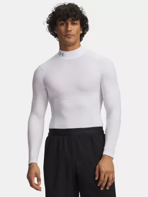Muška majica kratkih rukava UNDER ARMOUR UA HG ELITE COMP MOCK LS 6015385-100 BIJELA