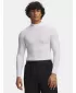 Muška majica kratkih rukava UNDER ARMOUR UA HG ELITE COMP MOCK LS 6015385-100 BIJELA