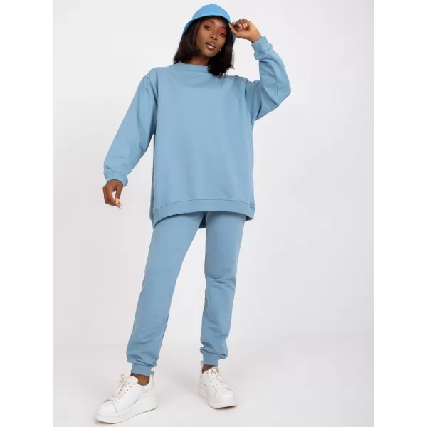  Ženski sweatshirt BASIC FEEL GOOD AP-BL-A-R001 SVIJETLOPLAVA 