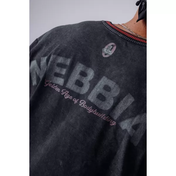  Muške majice NEBBIA OLYMPIA HEAVYWEIGHT COTTON 941 CRNA 