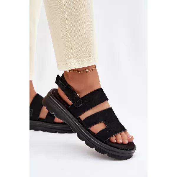  Ženske sandale BIG STAR SHOES TT274484 CRNA 