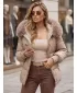 Ženska jakna DSTREET TY6005 KARAMELA