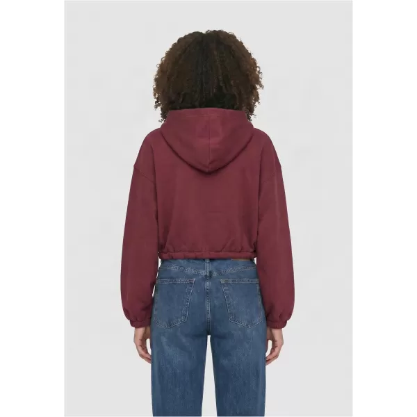  Ženski sweatshirt URBAN CLASSICS TB8635-00606 TAMNOCRVENA 