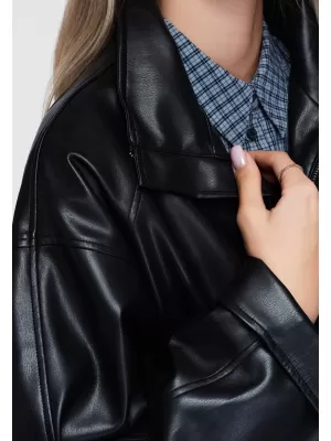 Ženska jakna OMBRE OW-JT-E0007 CRNA