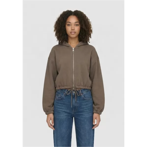  Ženski sweatshirt URBAN CLASSICS TB8635-23646 DUBOKA TAUPE 