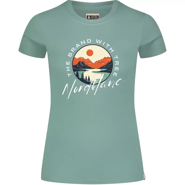  Ženska majica kratkih rukava NORDBLANC STARLIGHT NBSLT8176 ZELENA 