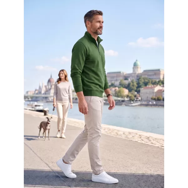  Muški sweatshirt MALFINI SUMMIT 429 TAMNOZELENE BOJE 