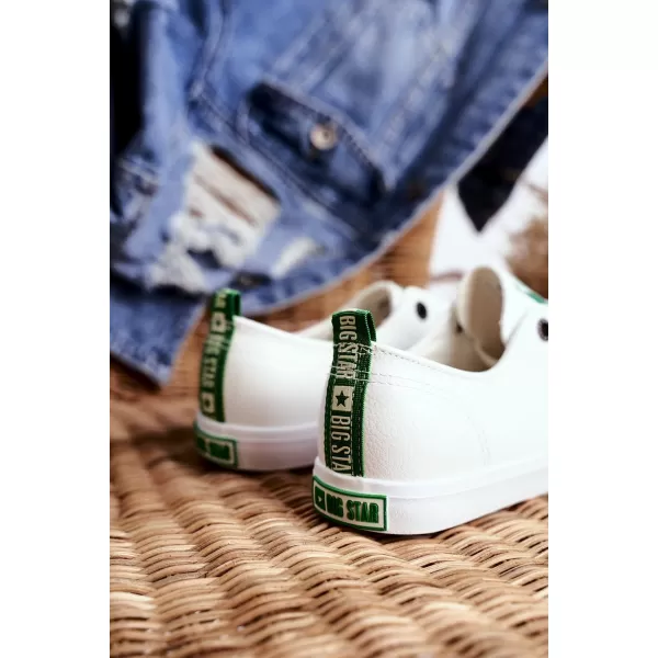  Ženske tenisice BIG STAR SHOES GG274006 BIJELO/ZELENO 