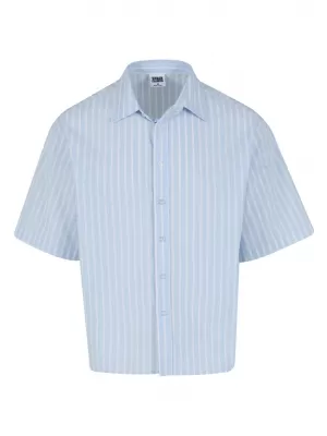 Muška košulja URBAN CLASSICS TB8218-21550 ZAMRZNUTI PLAVO