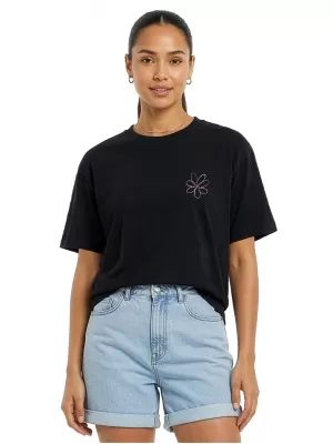 Ženska majica kratkih rukava URBAN CLASSICS TB8664 CRNA