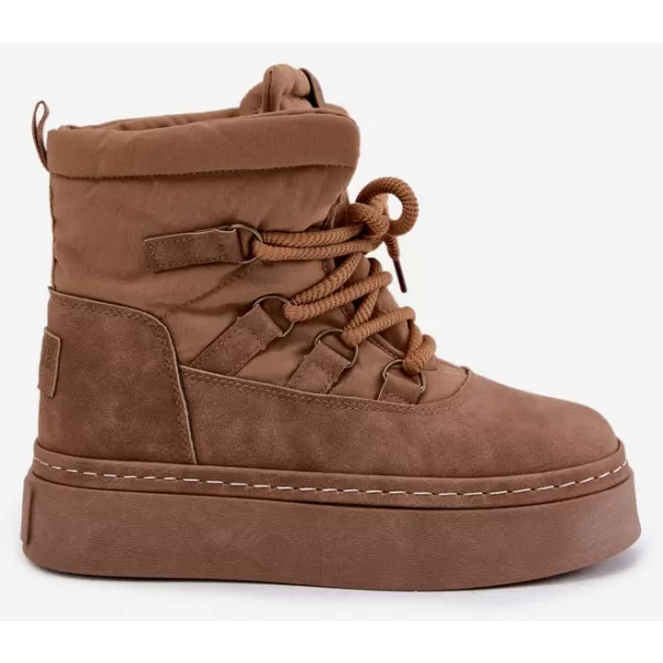  Ženski snjegovići BIG STAR SHOES UU274190 SMEĐA/BEŽ 
