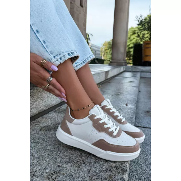  Ženske tenisice BIG STAR SHOES UU274275 BIJELO/BEŽ 