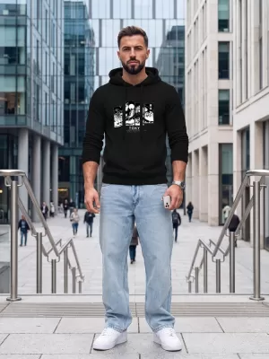 Muški sweatshirt DSTREET NX5146BX-03-09 CRNA