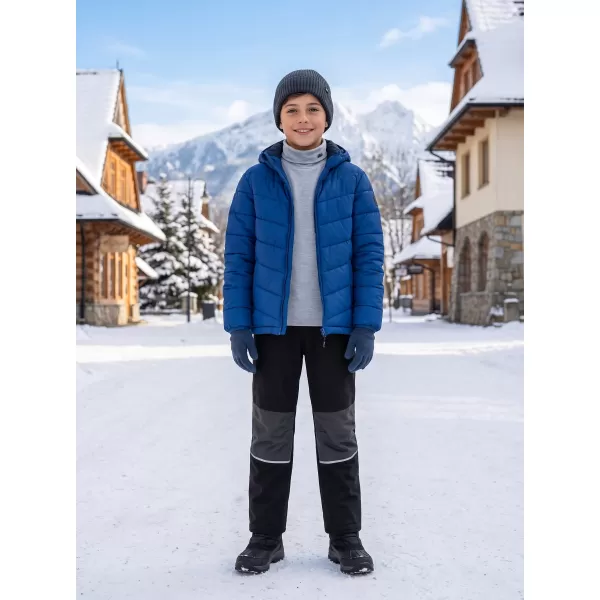  Dječje tople softshell hlače ALPINE PRO HERGO CRNA 